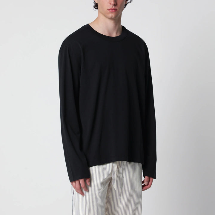 Tekla - Black long-sleeve T-shirt