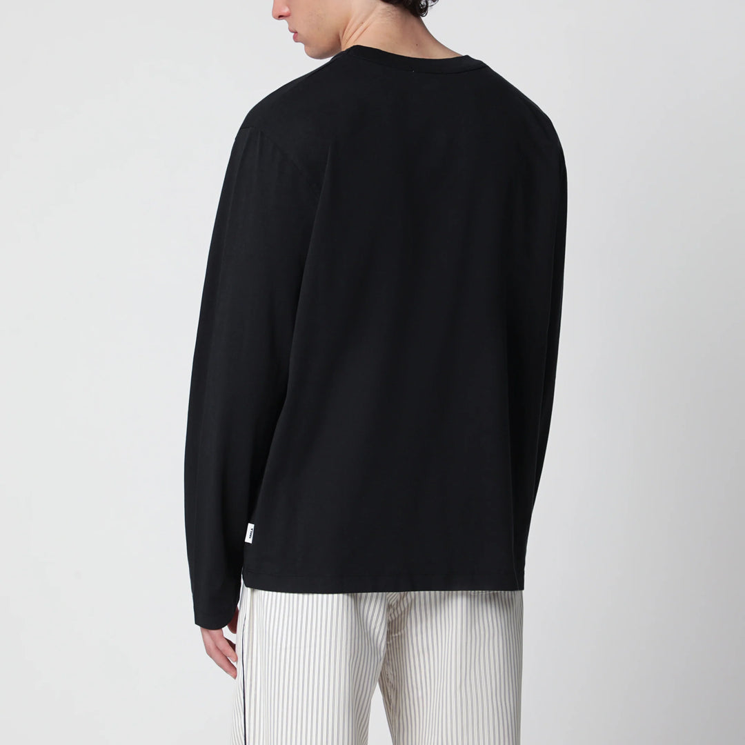 Tekla - Black long-sleeve T-shirt