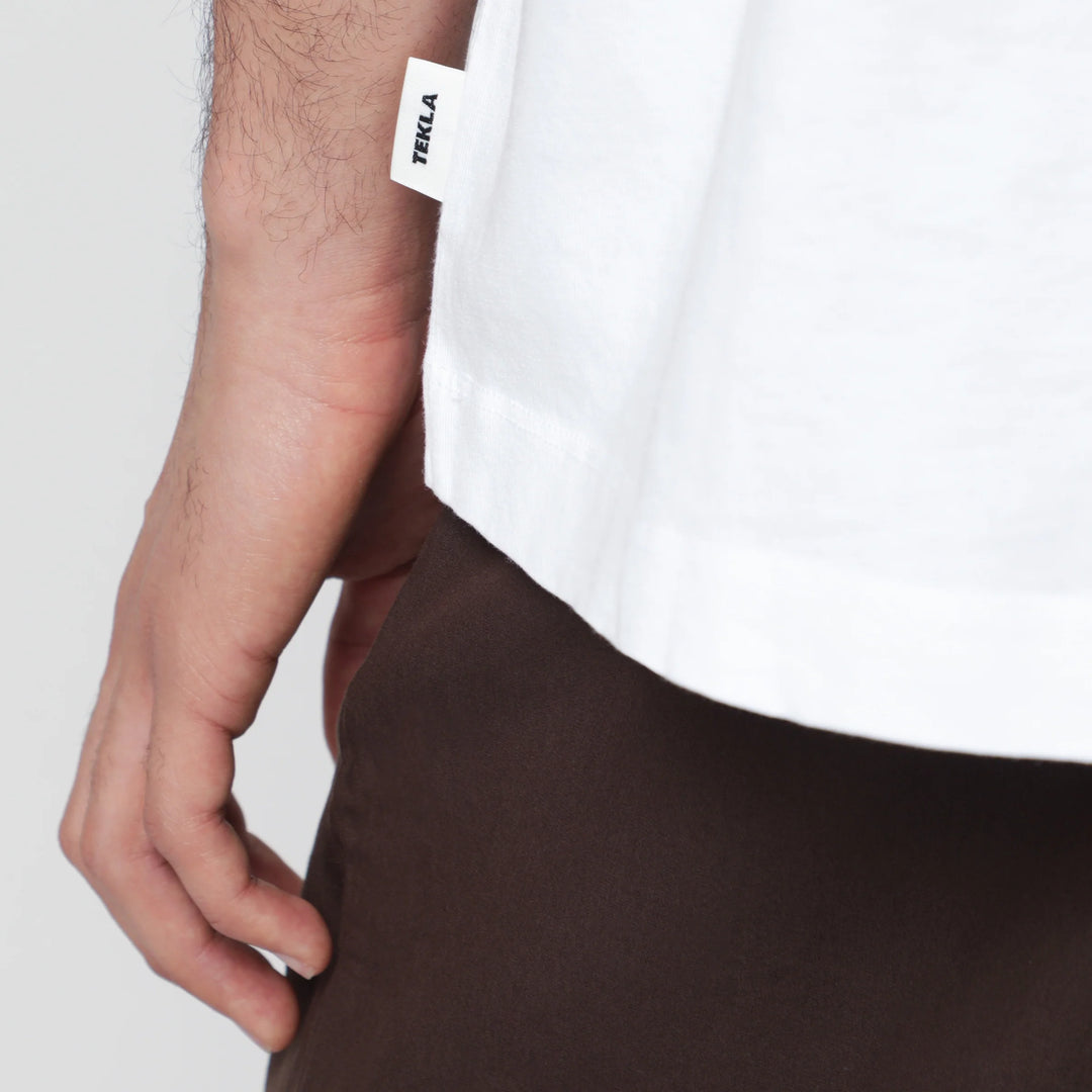 Tekla - White short-sleeve T-shirt