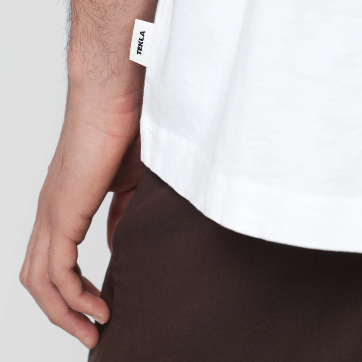 Tekla - White short-sleeve T-shirt