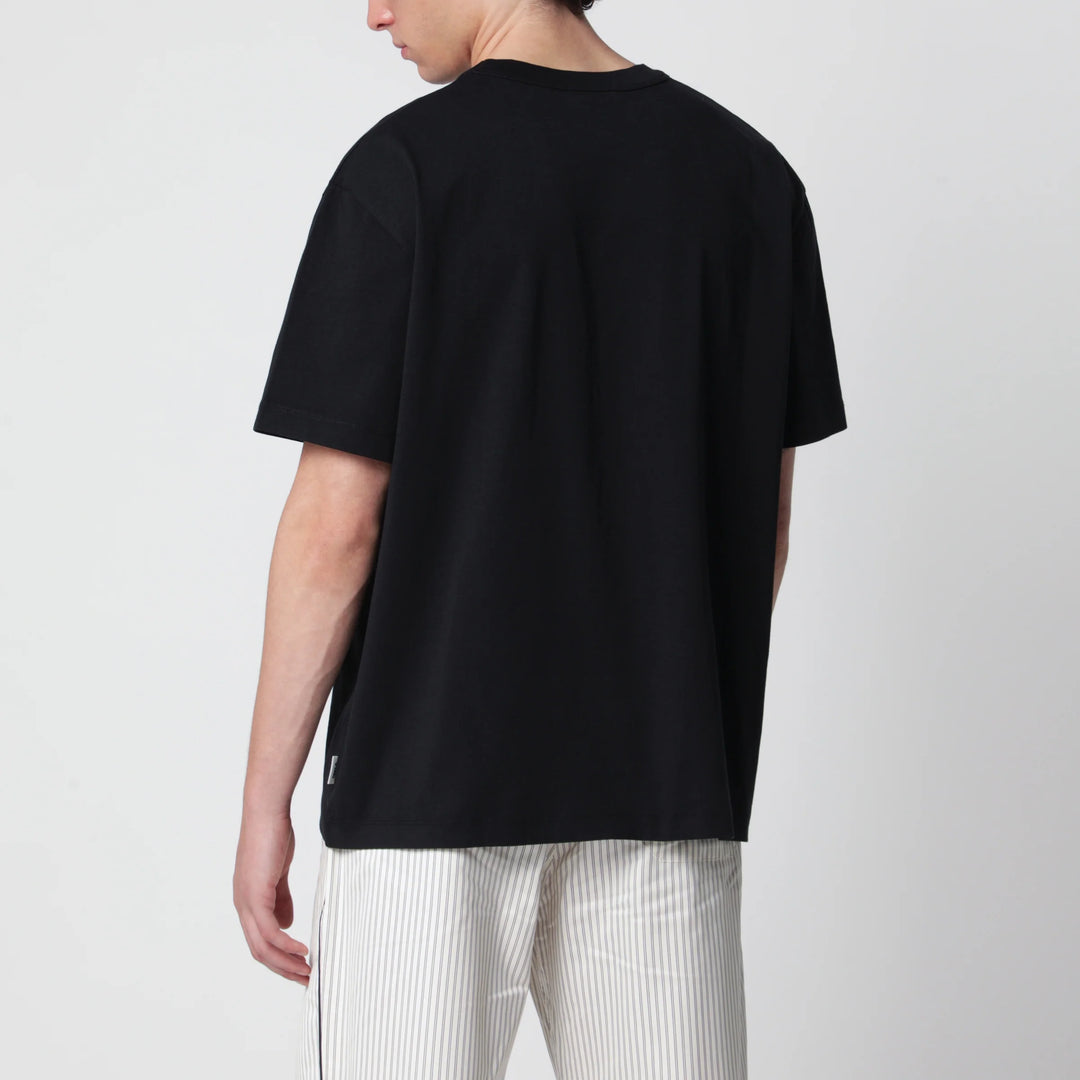 Tekla - Black washed short-sleeve T-shirt