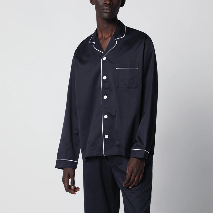 Tekla - Blue pajama shirt