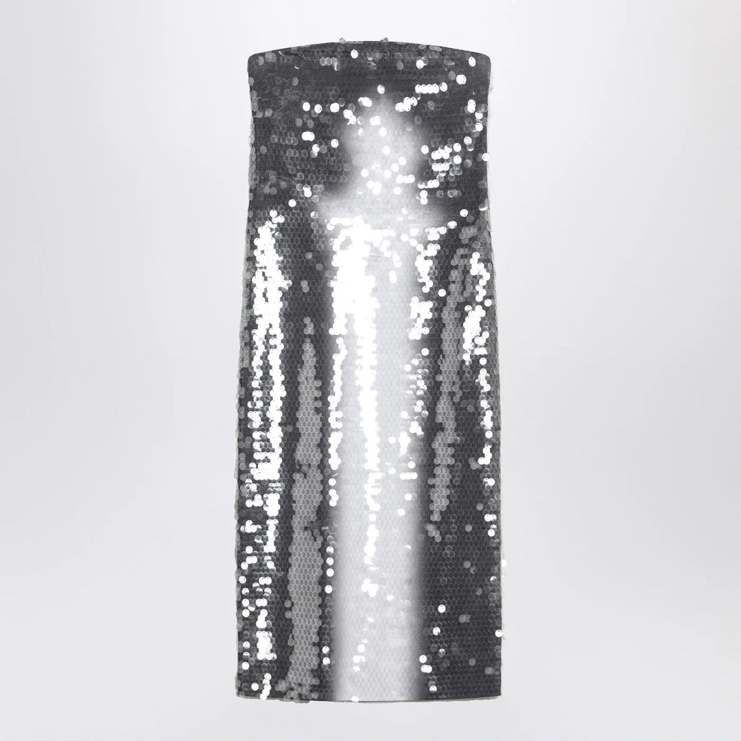 Sportmax - Midi dress with gradient sequin effect