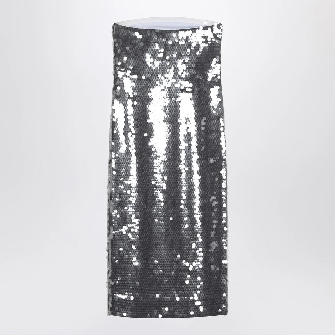 Sportmax - Midi dress with gradient sequin effect