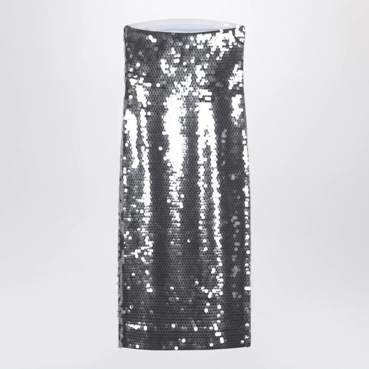 Sportmax - Midi dress with gradient sequin effect