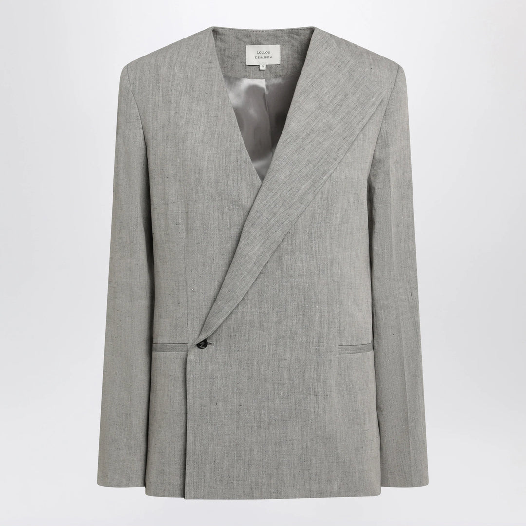 LouLou De Saison - Suna tailored jacket with an asymmetric opening and lapel