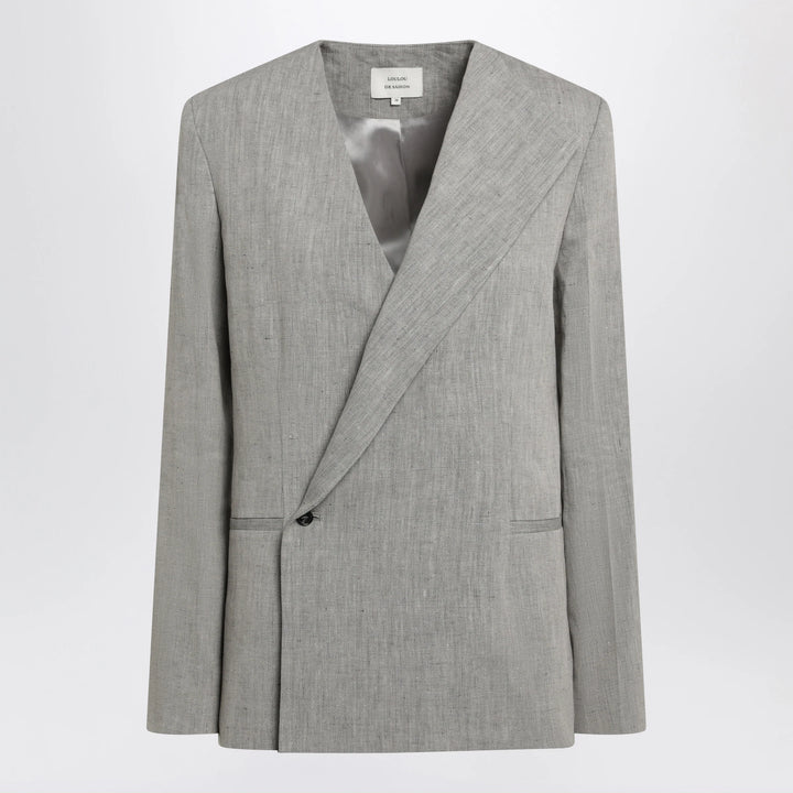 LouLou De Saison - Suna tailored jacket with an asymmetric opening and lapel