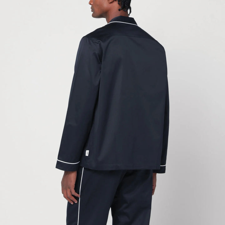 Tekla - Blue/white pyjama shirt