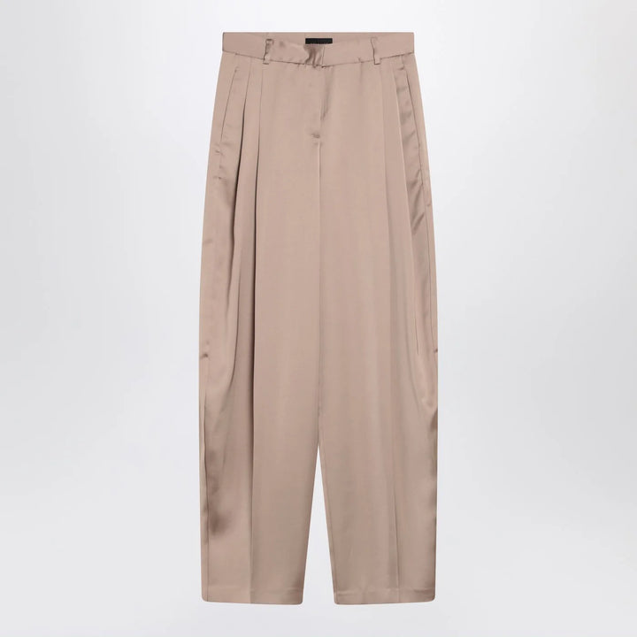 THE ANDAMANE - Wide greige pants