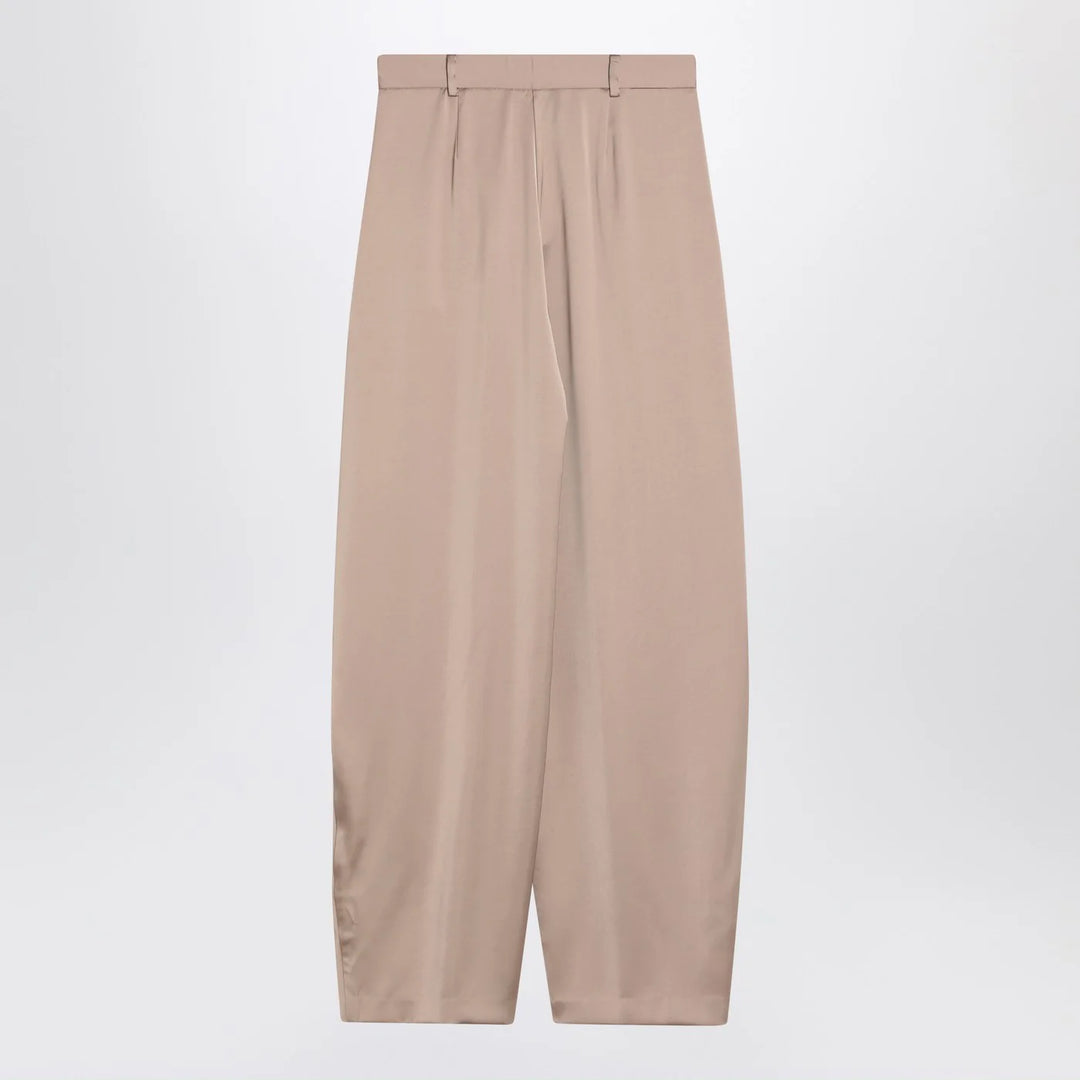 THE ANDAMANE - Wide greige pants