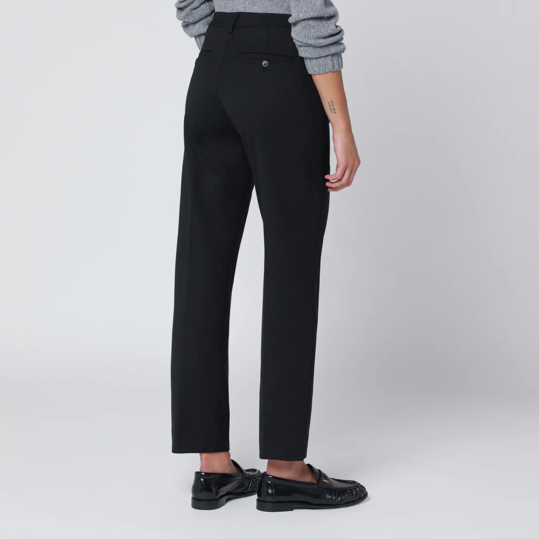 TheLatest - Black wool-blend trousers