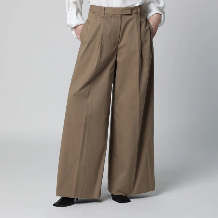 TheLatest - Cognac cotton Deva trousers