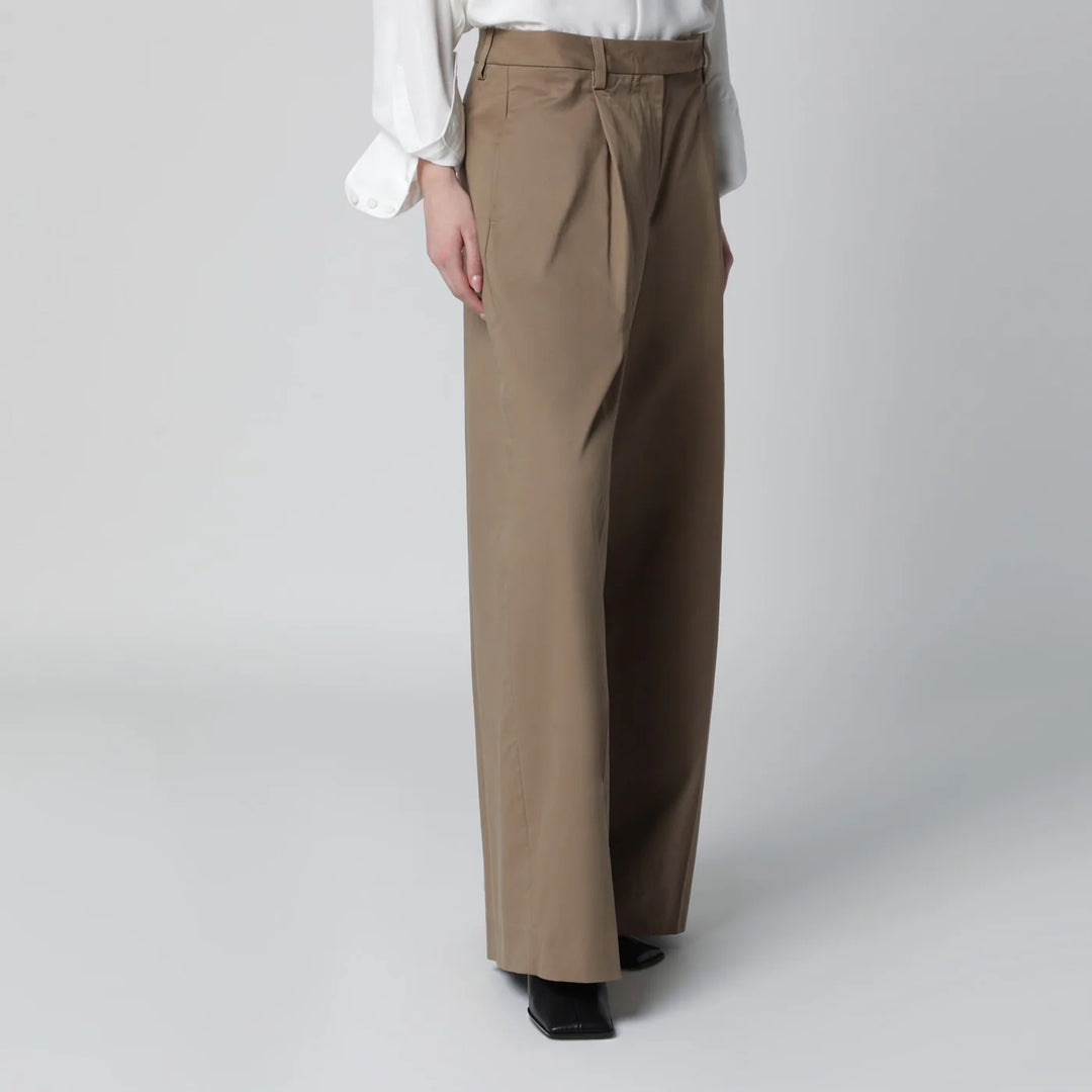 TheLatest - Cognac cotton Deva trousers
