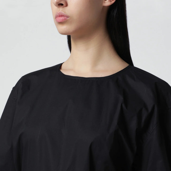 TheLatest - Short-sleeve black cotton top