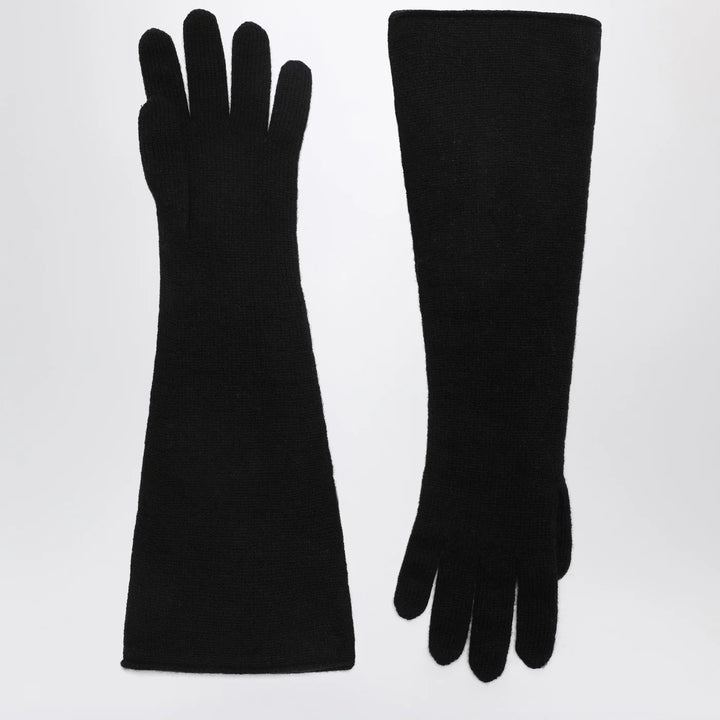 DARKPARK - Black cashmere gloves