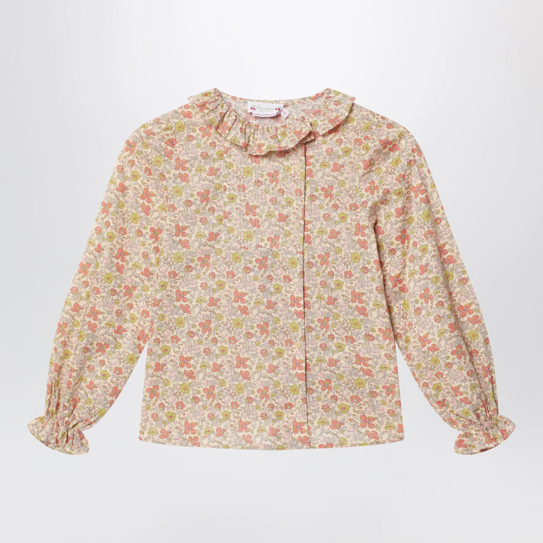 Bonpoint - Pink Liberty fabric shirt