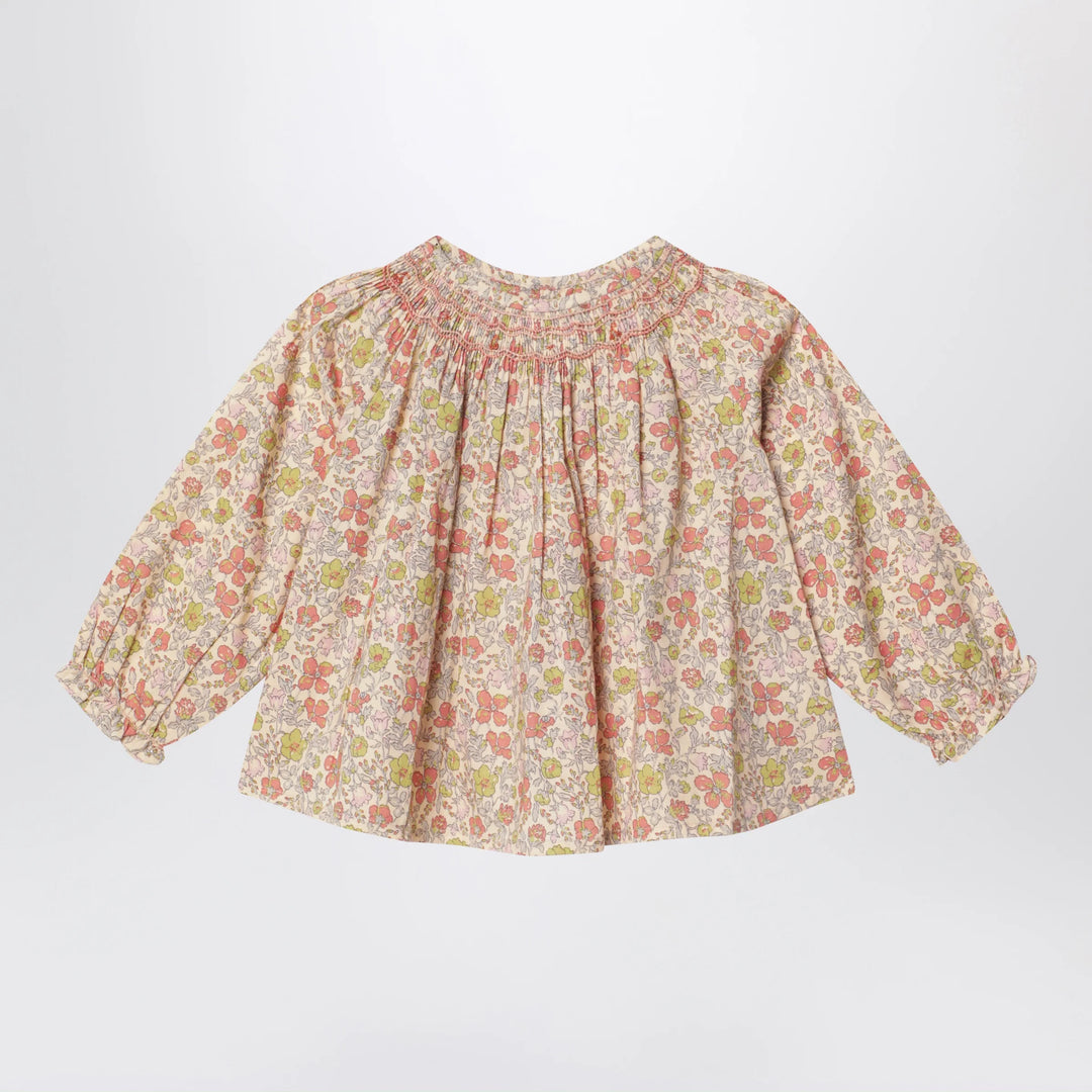 Bonpoint - Pink Liberty fabric shirt