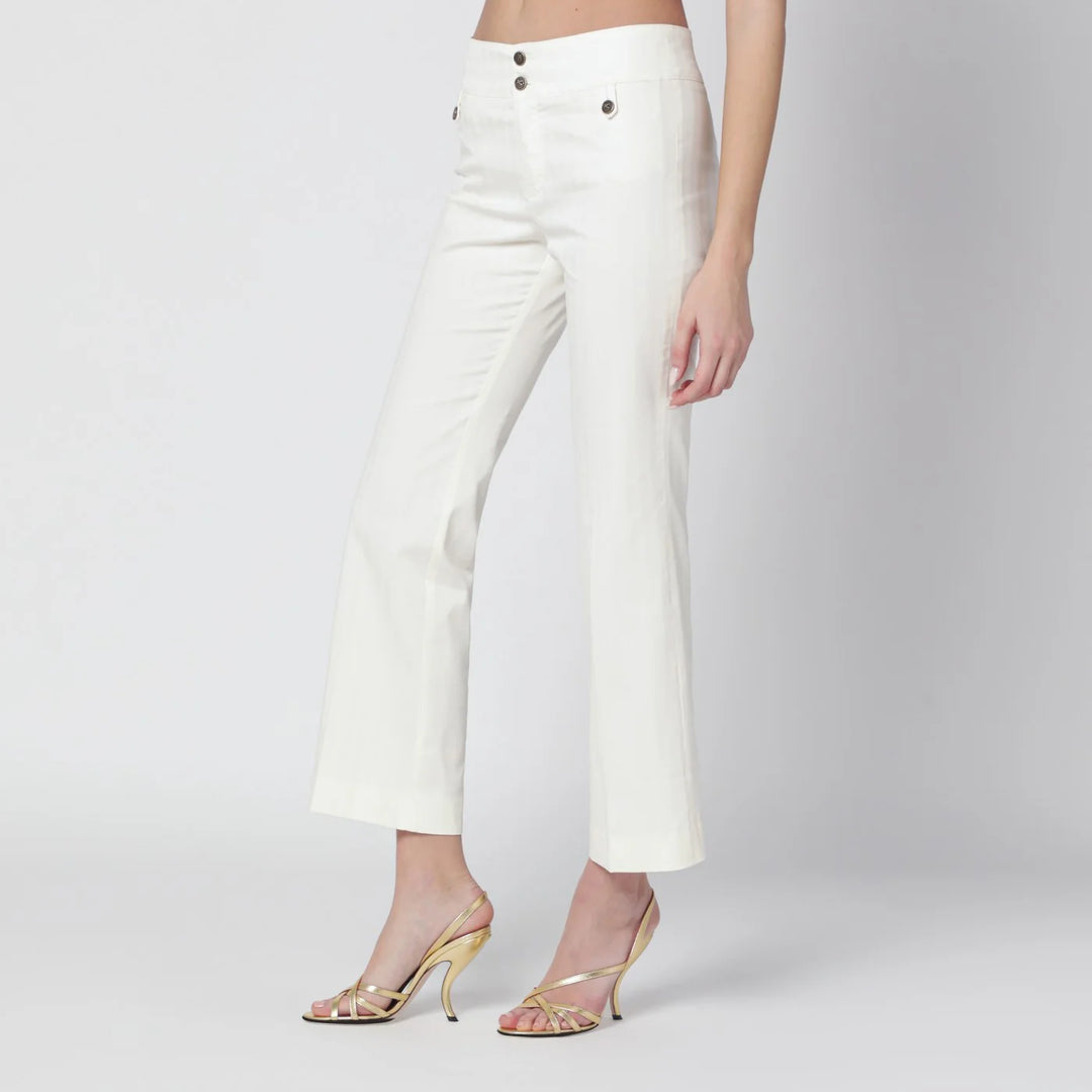 ETRO - White cotton trousers
