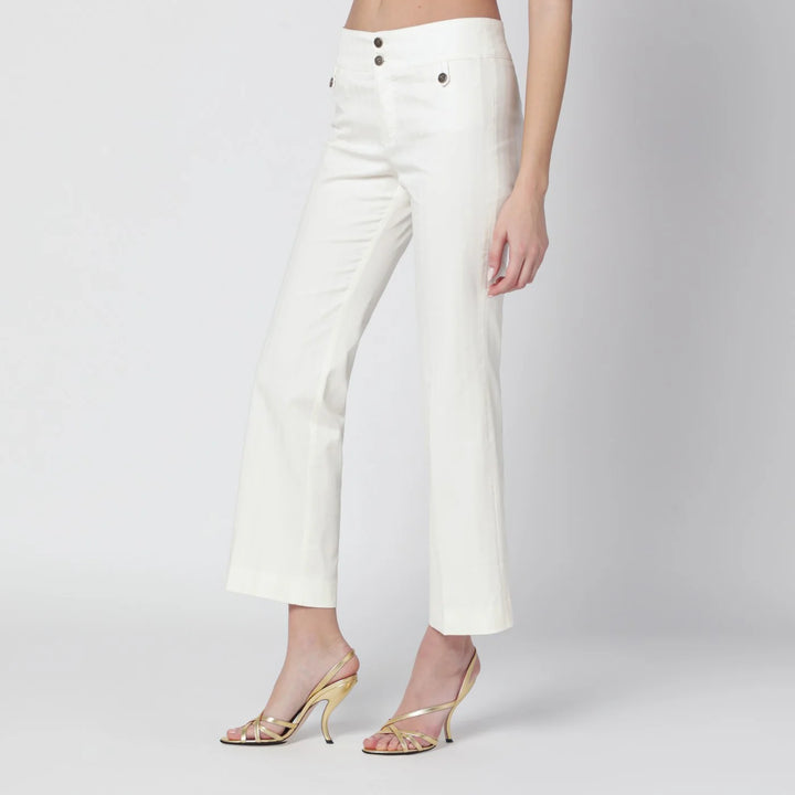 ETRO - White cotton trousers