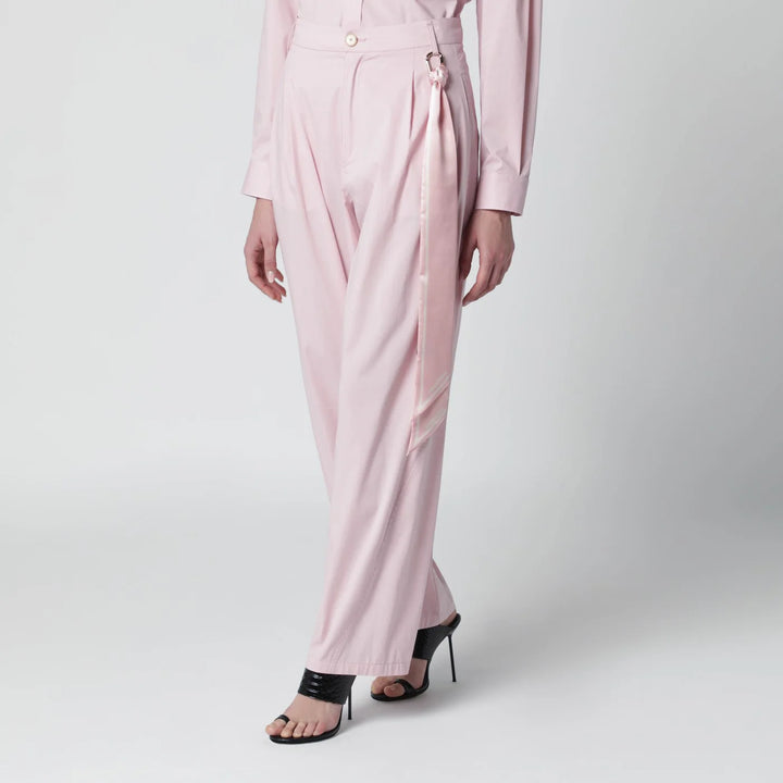 DARKPARK - Pink cotton trousers