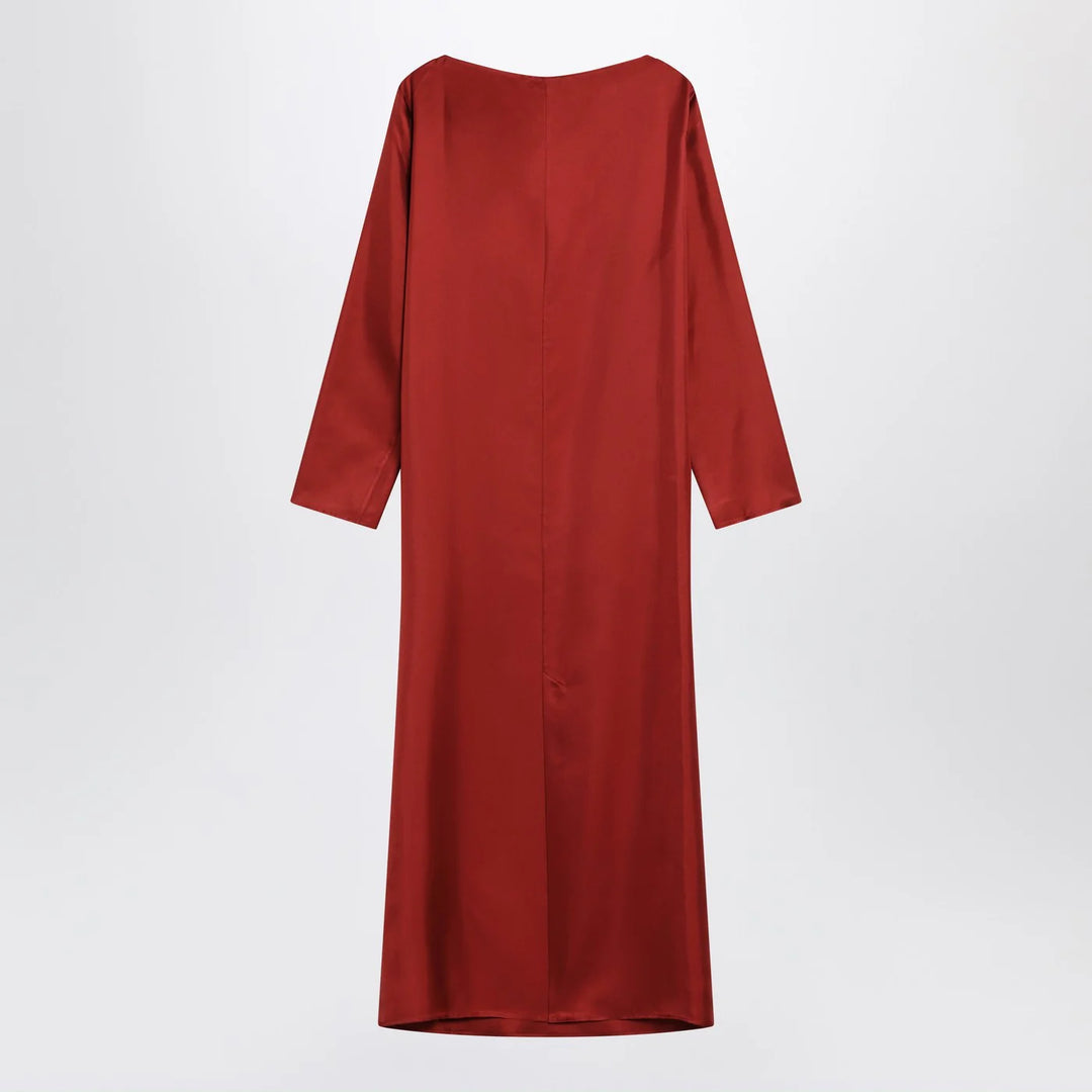 LouLou De Saison - Zoya dress in red silk twill