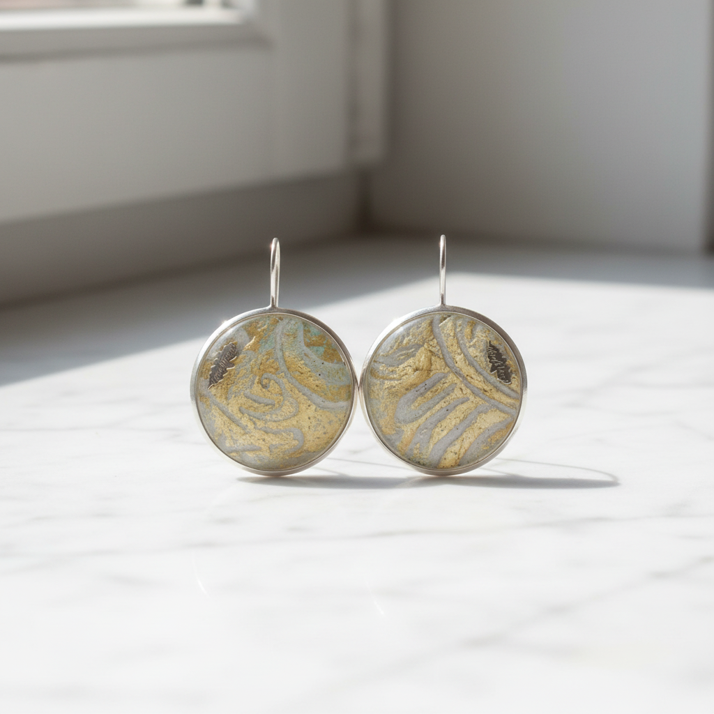 Antonella Piacenti Earrings – Marble