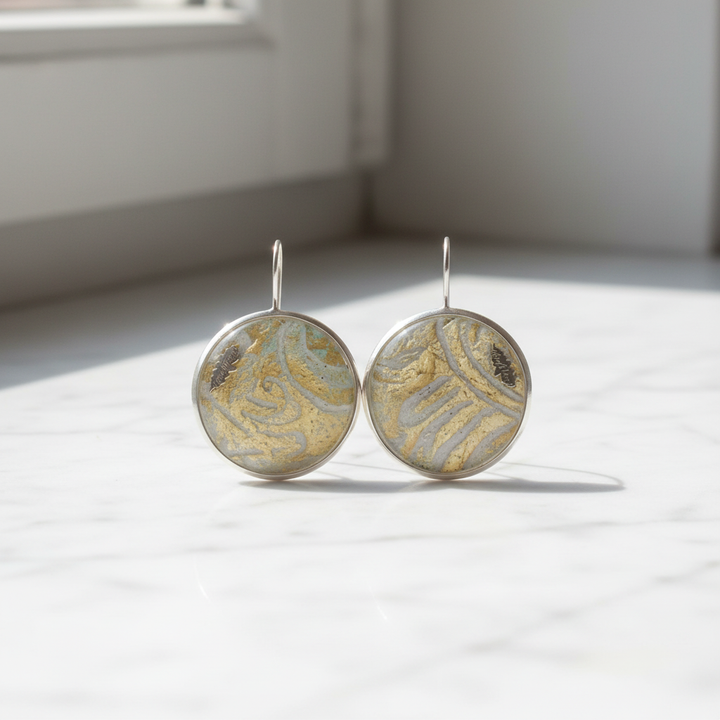 Antonella Piacenti Earrings – Marble