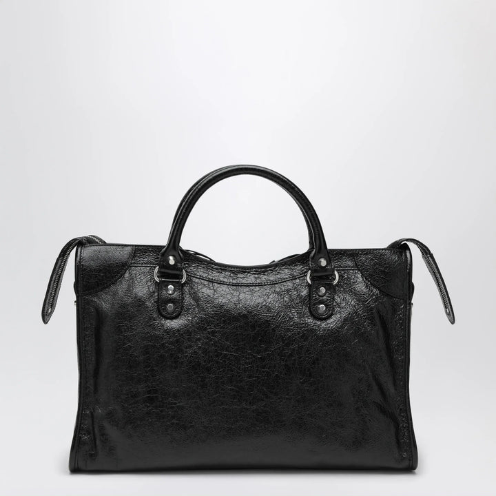 Balenciaga - Le City Medium bag in Arena lambskin leather black Brand Apparel &amp; Accessories TU
