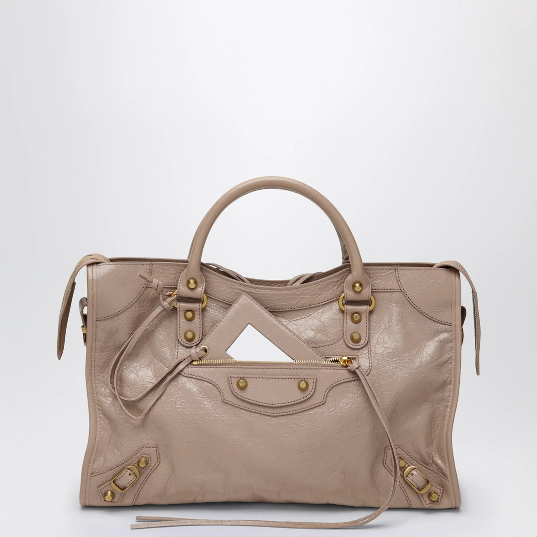 Balenciaga - Le City medium handbag in Blush leather Brand Apparel & Accessories TU