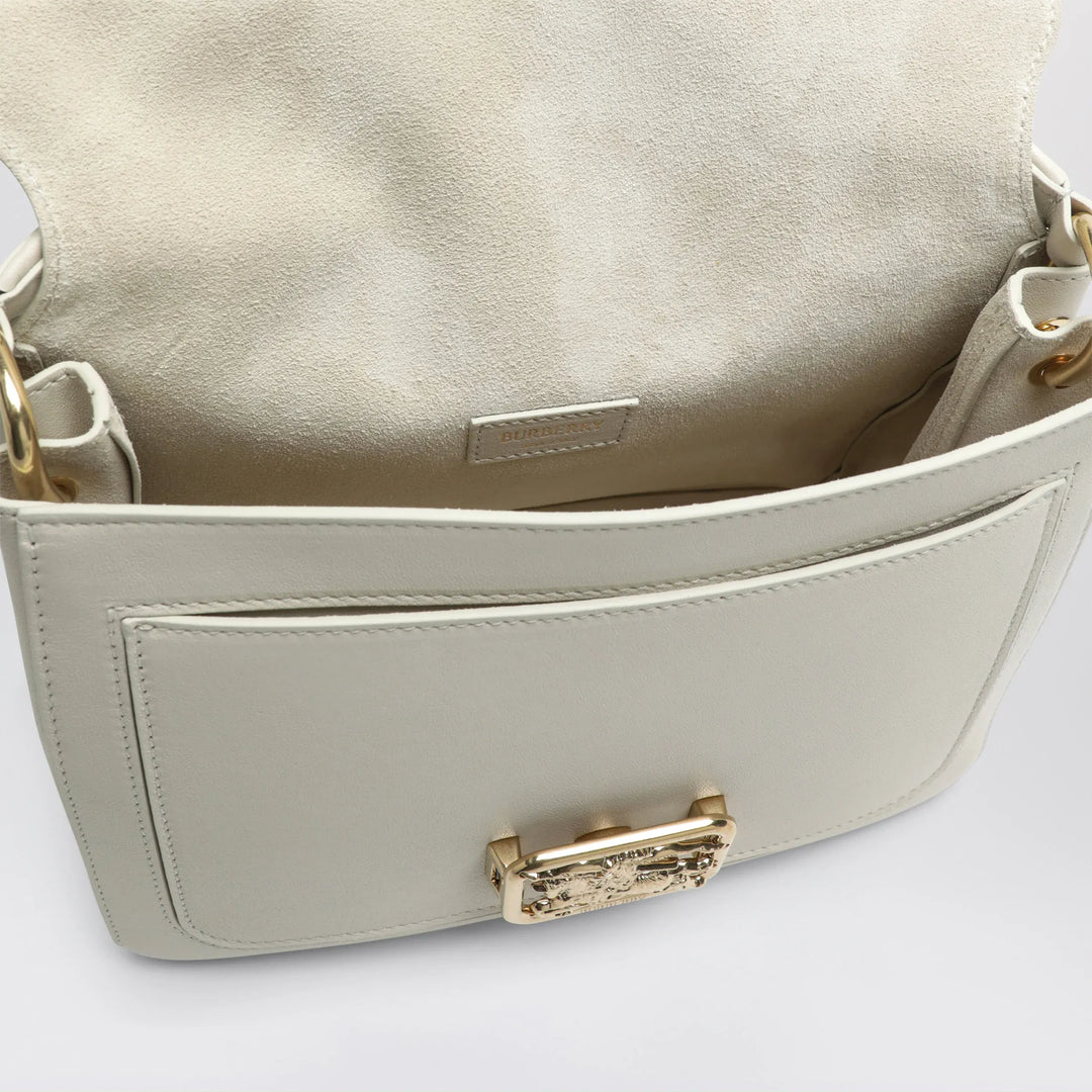 Burberry - Small Rider shoulder bag in beige lambskin Brand Apparel &amp; Accessories U