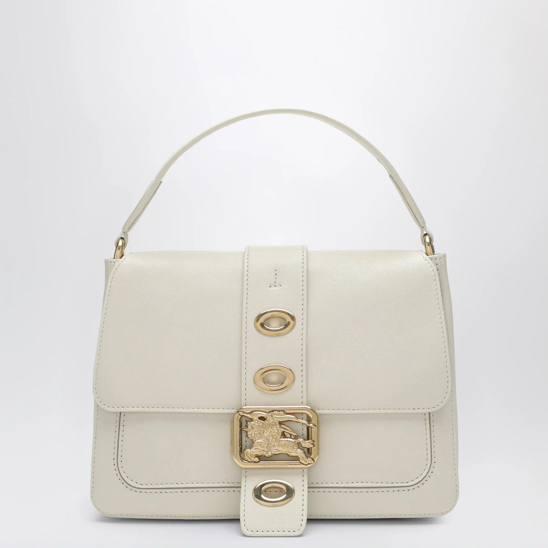 Burberry - Small Rider shoulder bag in beige lambskin Brand Apparel &amp; Accessories U