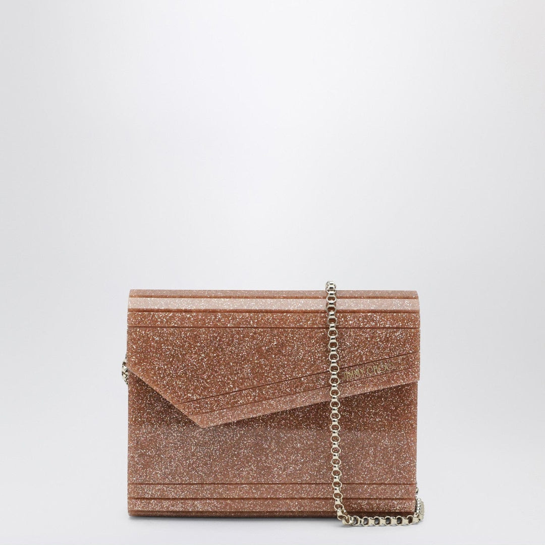 Apparel & Accessories TU Candy clutch in pink glitter acrylic fabric Brand