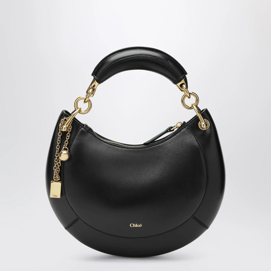 Chloé - Black leather Marcie shoulder bag Brand Apparel & Accessories TU