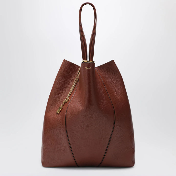 Chloé - Large brown Chloé Spin Tote Bag Brand Apparel &amp; Accessories TU