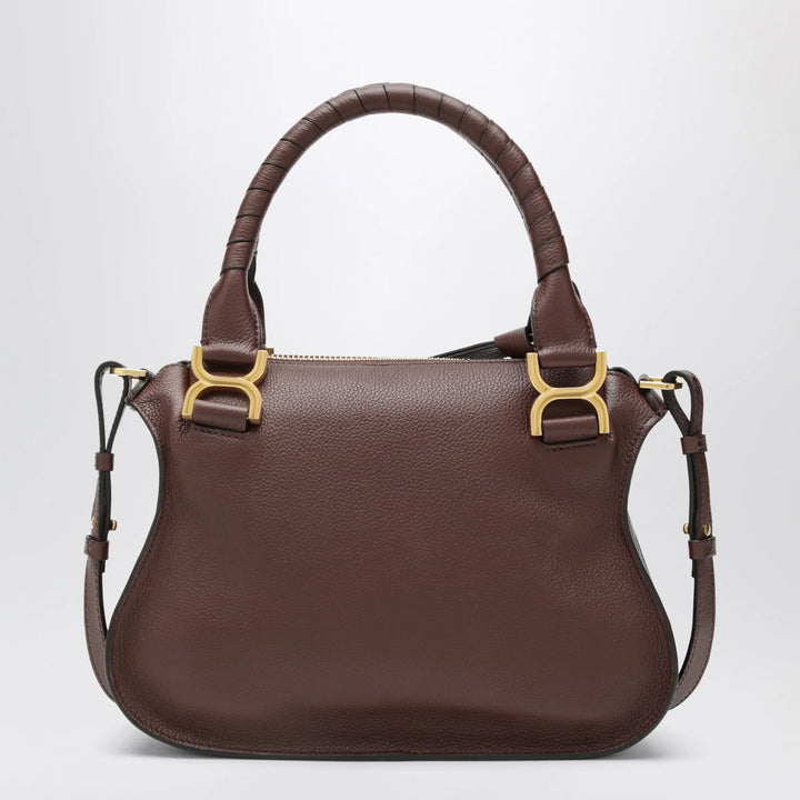 Chloé - Small brown Marcie handbag in leather Brand Apparel &amp; Accessories TU