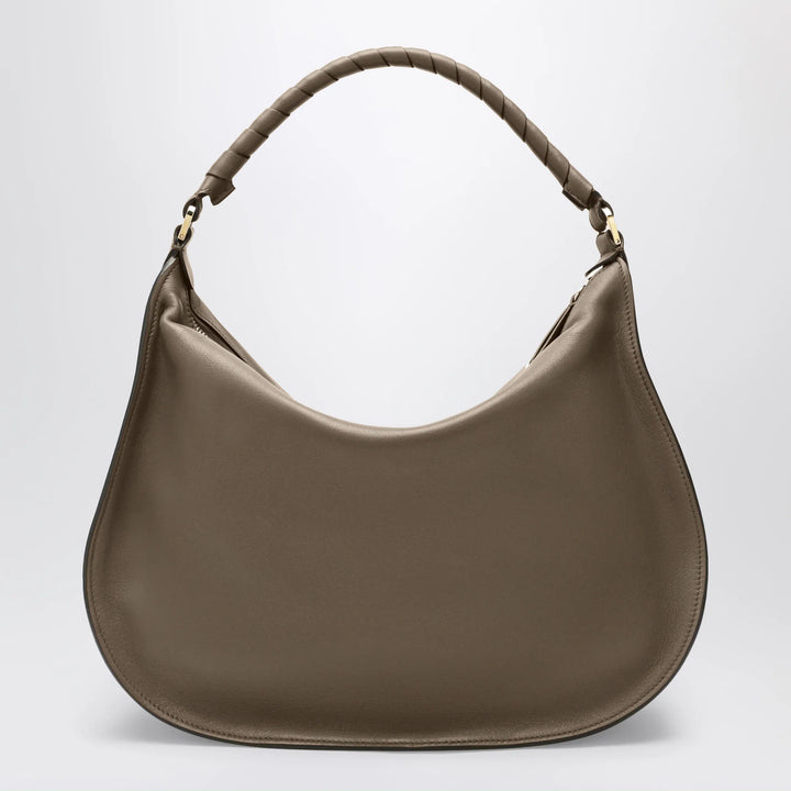 Chloé - Taupe Marcie shoulder bag in leather Brand Apparel &amp; Accessories TU