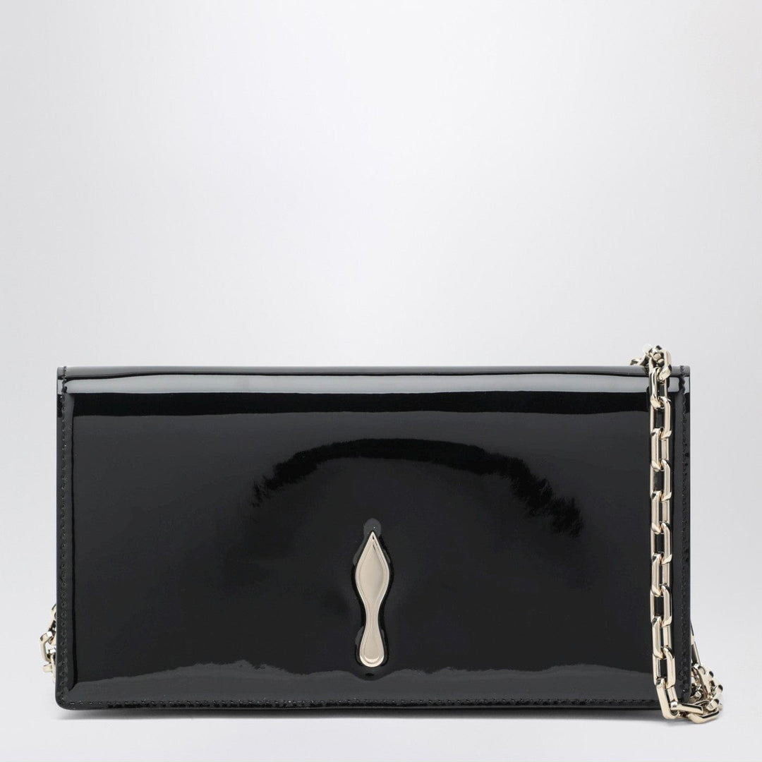 Apparel & Accessories TU Christian Louboutin - Bettina black patent clutch Brand
