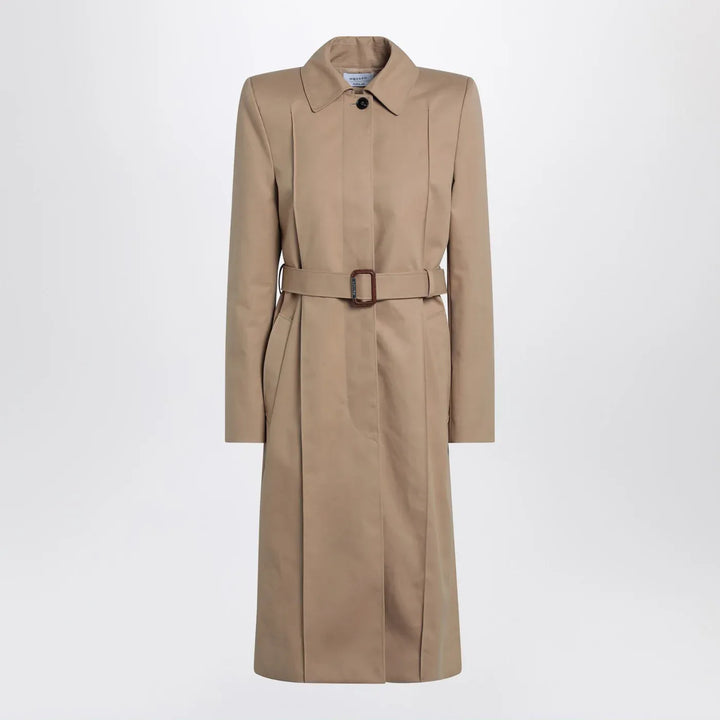 Alexander McQueen - Beige trench coat with belt Brand Apparel &amp; Accessories > Clothing > Outerwear > Coats &amp; Jackets 44  IT