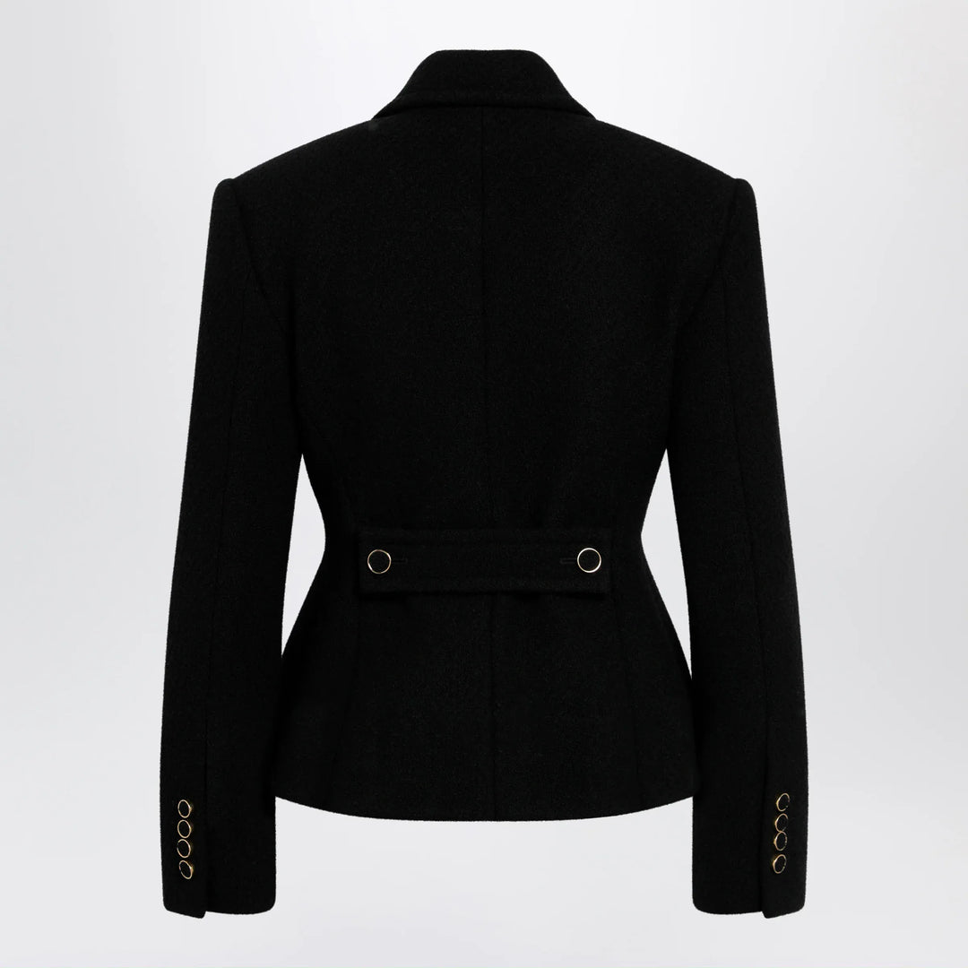 Chloé - Black wool-blend jacket Brand Apparel &amp; Accessories > Clothing > Outerwear > Coats &amp; Jackets