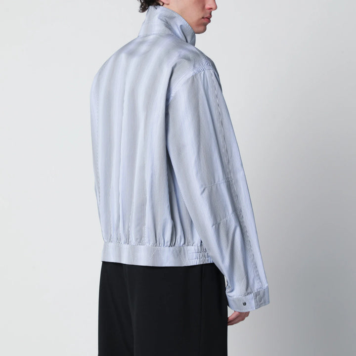 Dries Van Noten - Textured striped zip jacket Brand Apparel &amp; Accessories > Clothing > Outerwear > Coats &amp; Jackets
