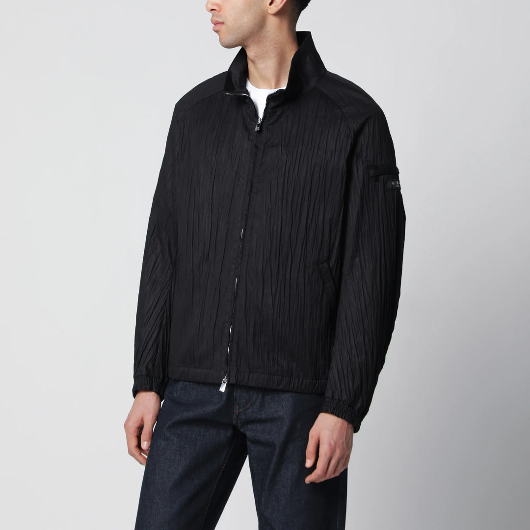 TATRAS - Black Leros jacket in cotton twill Brand Apparel & Accessories > Clothing > Outerwear > Coats & Jackets 2