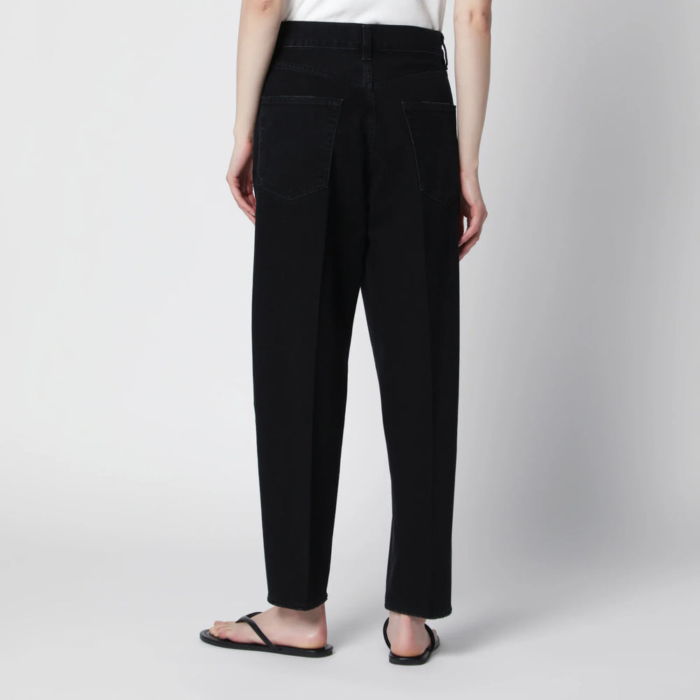 AGOLDE - 80's straight-leg jeans in black denim Brand Apparel & Accessories > Clothing > Pants