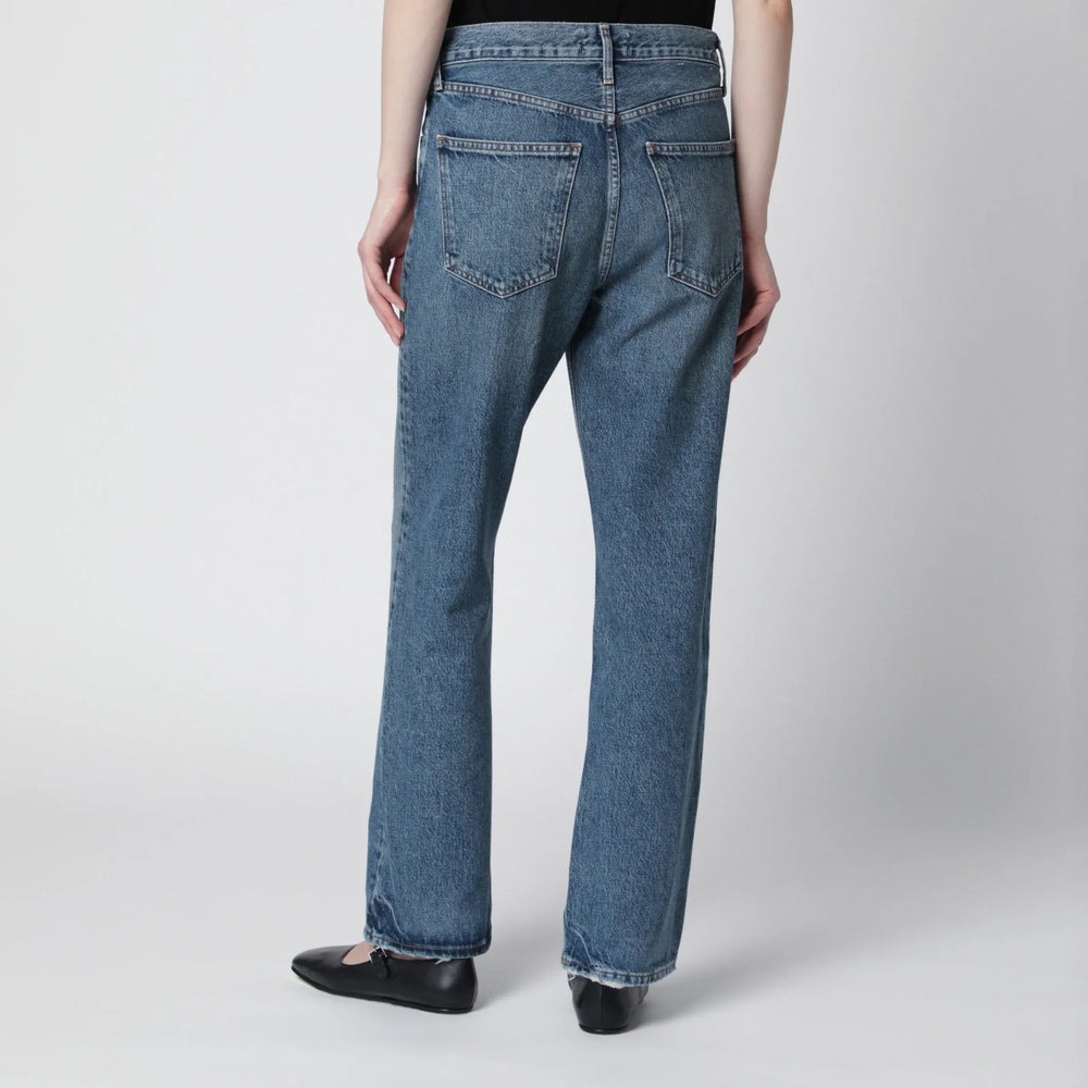 AGOLDE - Lana straight-leg jeans in indigo denim Brand Apparel & Accessories > Clothing > Pants