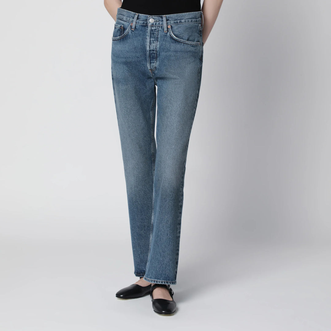 AGOLDE - Lana straight-leg jeans in indigo denim Brand Apparel & Accessories > Clothing > Pants 24