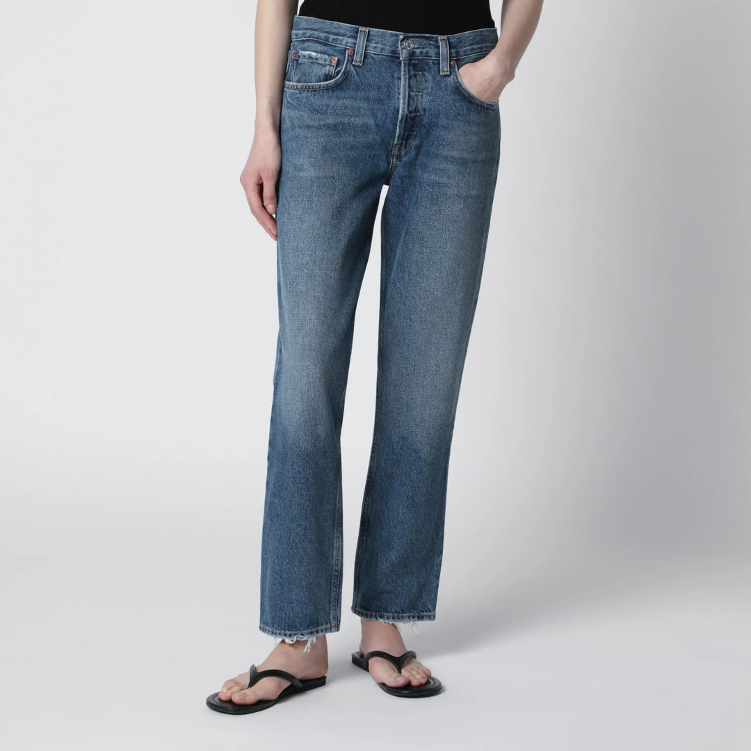 AGOLDE - Romney jeans in medium indigo denim Brand Apparel & Accessories > Clothing > Pants 24