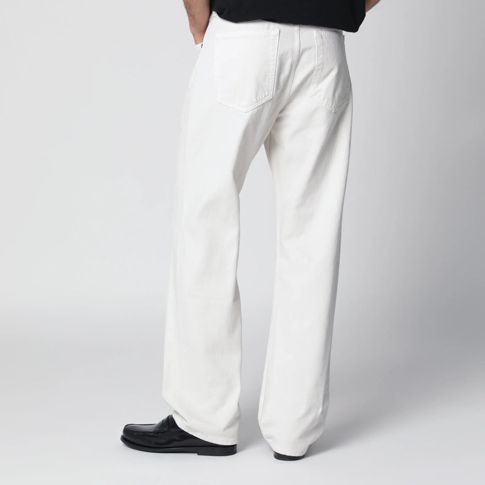 AGOLDE - White trousers in regenerated denim Brand Apparel & Accessories > Clothing > Pants