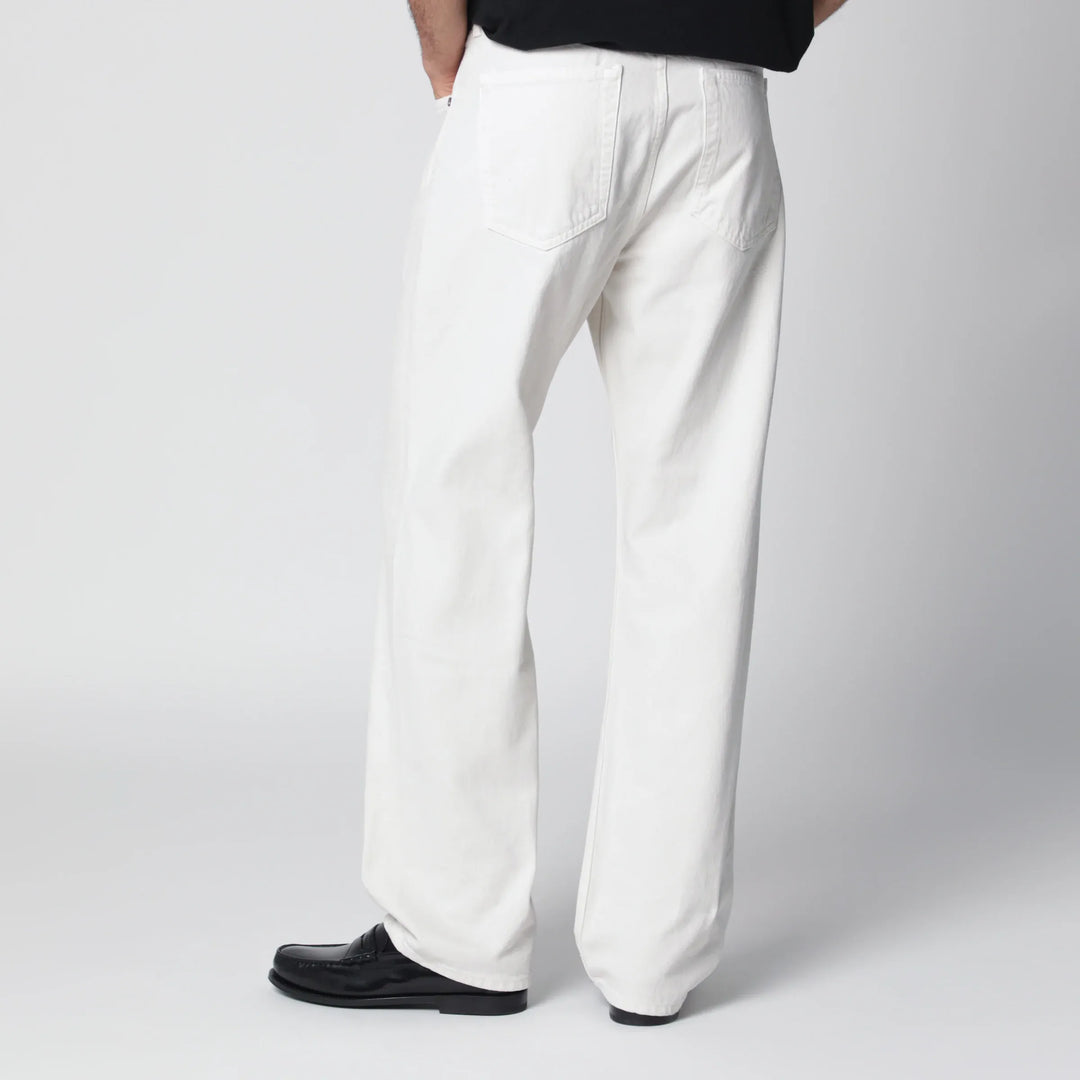 AGOLDE - White trousers in regenerated denim Brand Apparel &amp; Accessories > Clothing > Pants