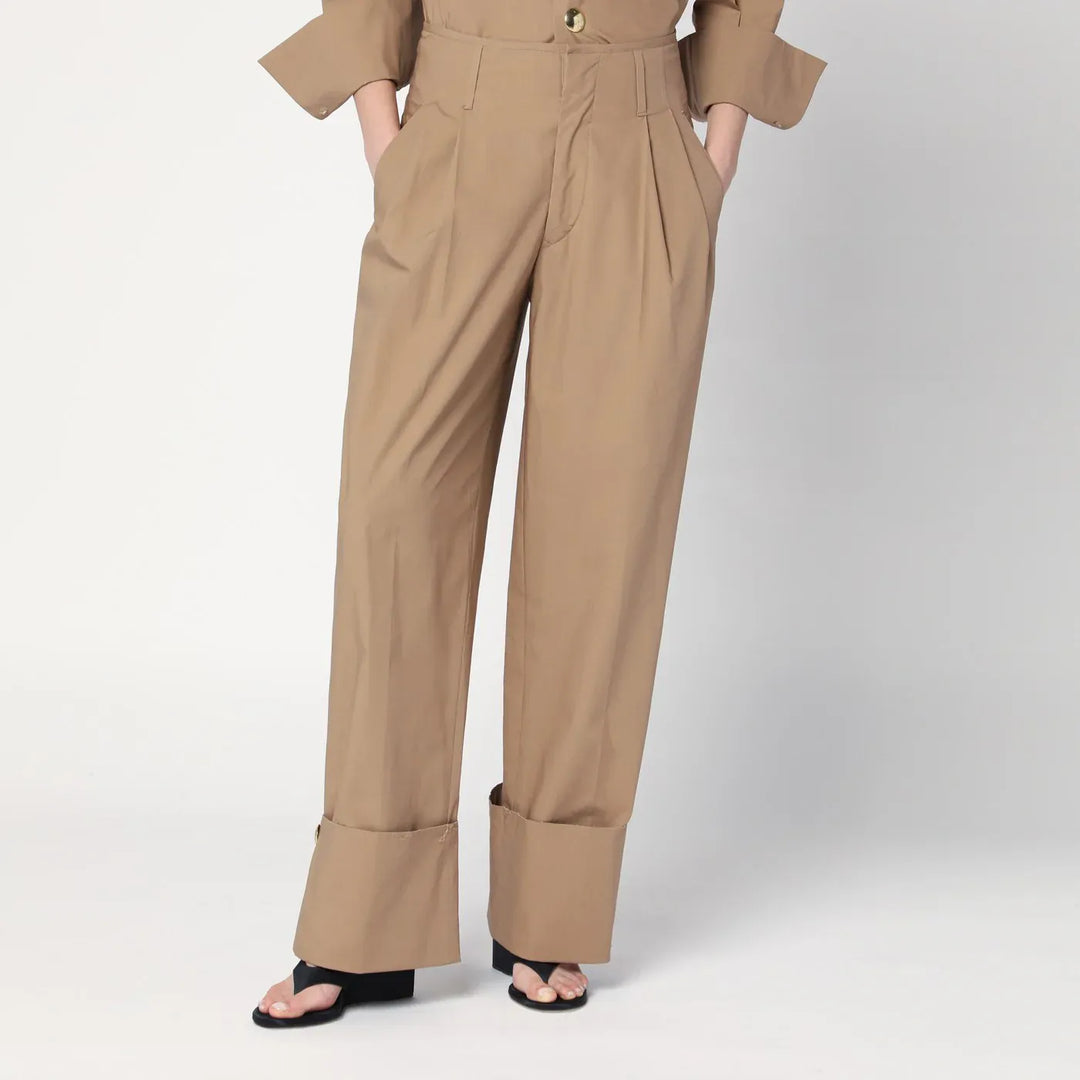 DARKPARK - Camel-coloured cuffed trousers Brand Apparel & Accessories > Clothing > Pants 40  IT