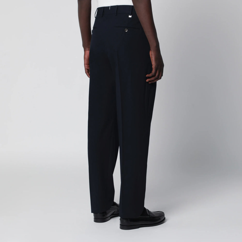 PT Torino - Blue cotton trousers Brand Apparel & Accessories > Clothing > Pants