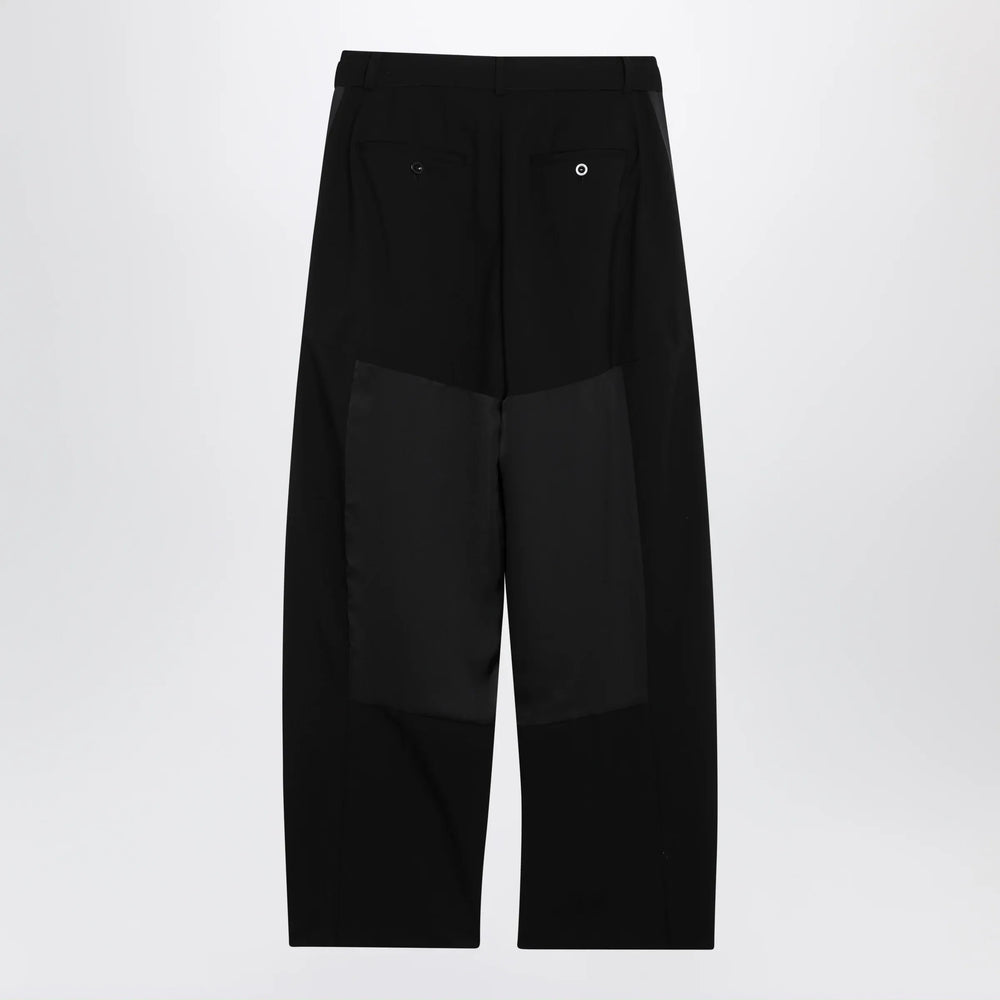 Sacai - Wide-leg wool trousers with panels and belt Brand Apparel & Accessories > Clothing > Pants 2